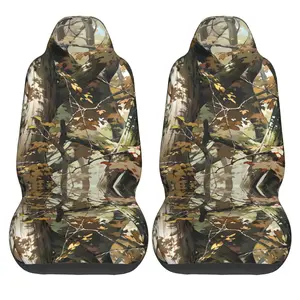 Camouflage Car Seat Covers, Automotive Seat Covers, High Back Universal Fit for Cars Trucks Suvs Vans, Durable & Stylish Vehicle Interior Accessories