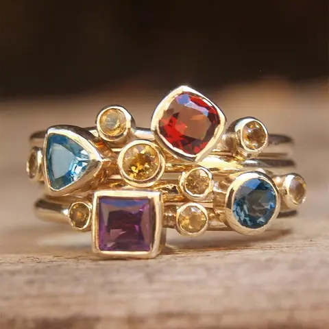 Hot Fashion Rhinestone Decorated Statement Rings Multi Ring,  Elegant Wedding Party Jewelry for Women for Party and Daily Life, Trendy All-match & Exquisite Fashionable Jewelry