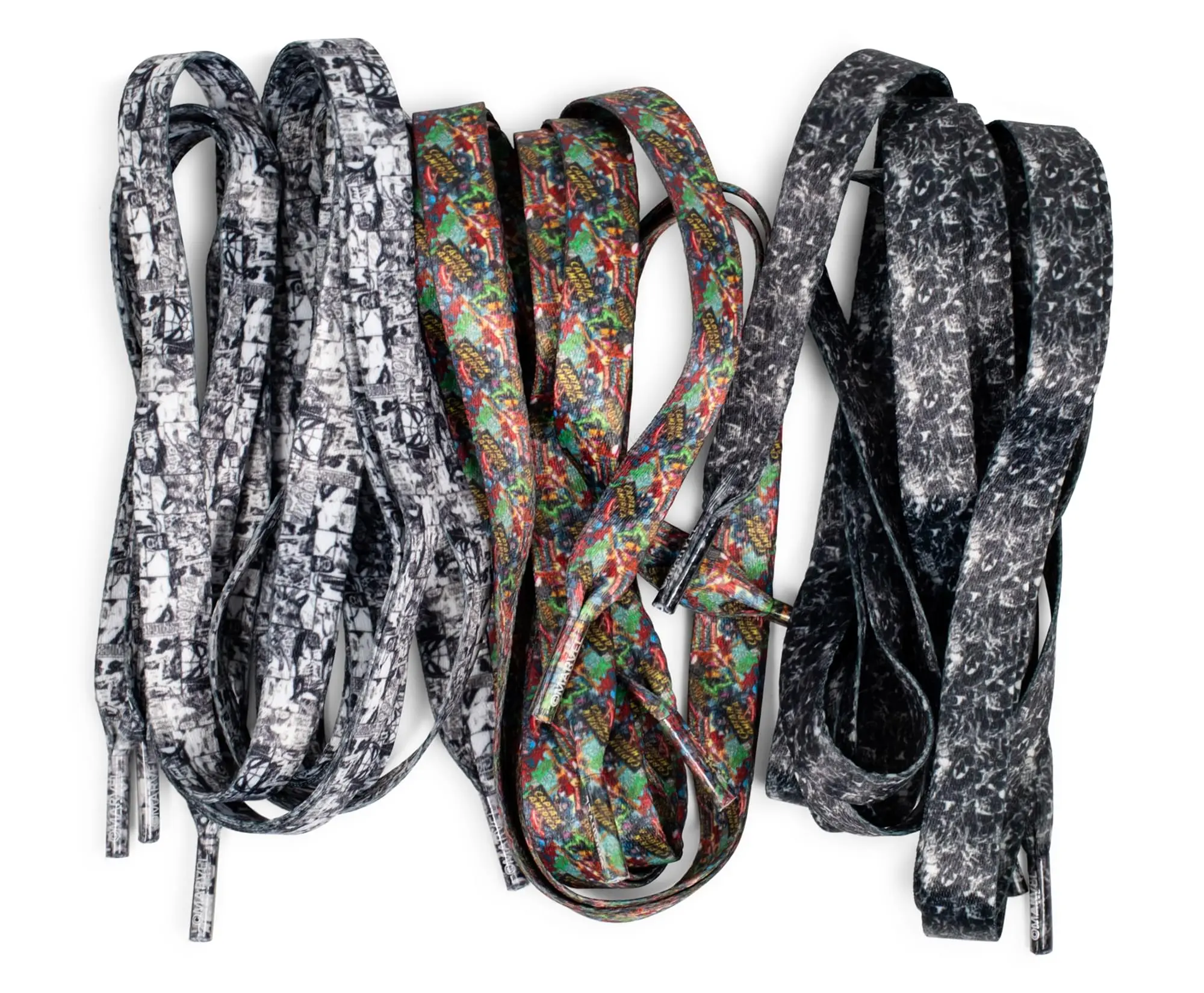 Marvel Printed Shoelaces, 3 Pairs, Footwear