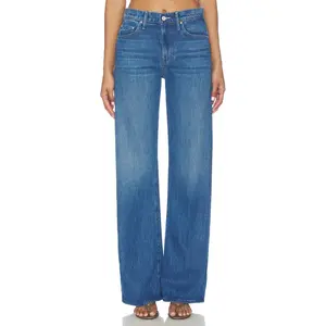 MOTHER The Mid Rise Lasso Sneak Jeans in Breaking New Ground