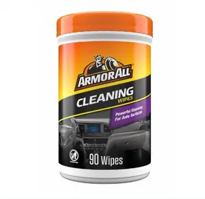 Armor All Car Cleaning Wipes, Wipes for Car Interior and Car Exterior, 90 Wipes Each