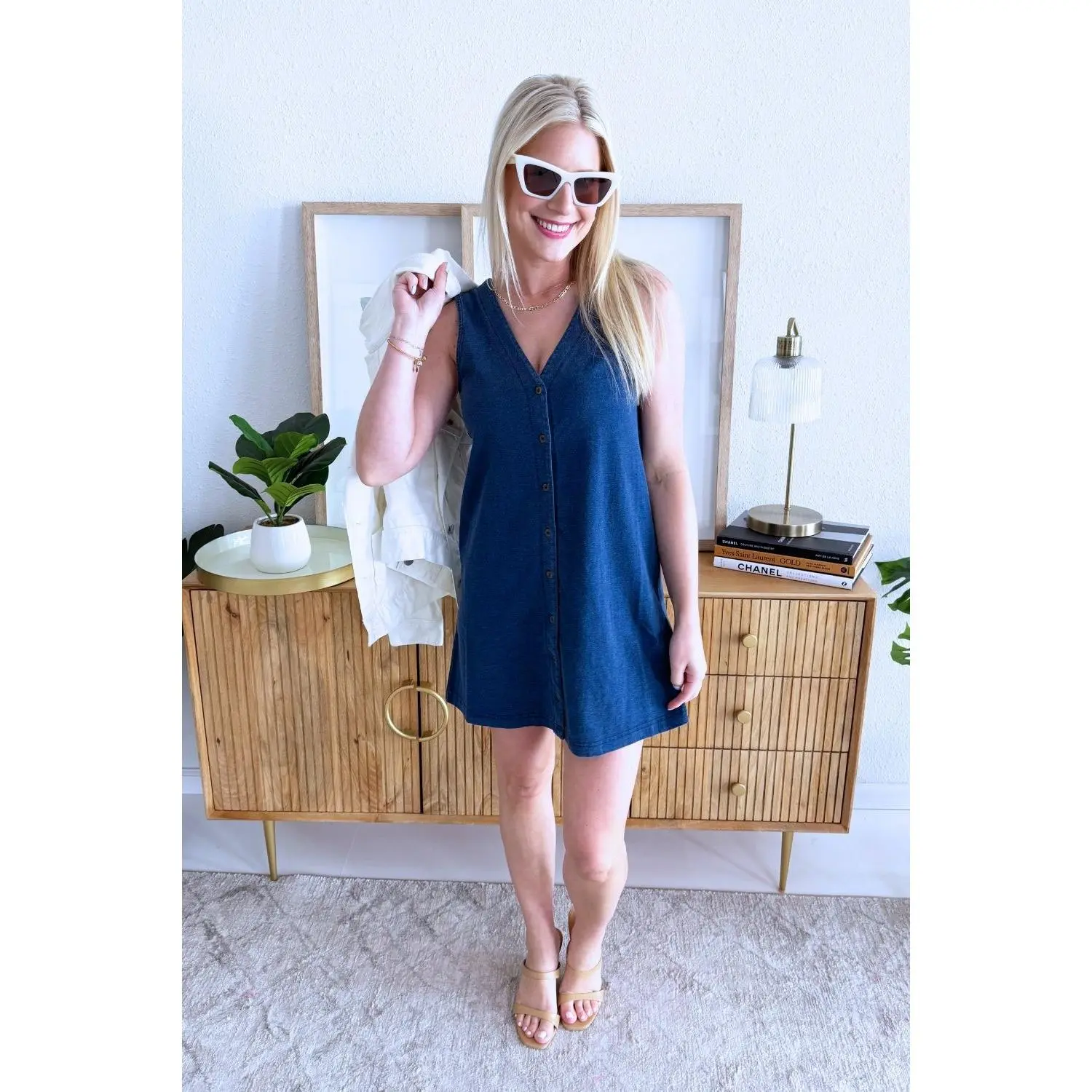 Solace Denim Mini Dress