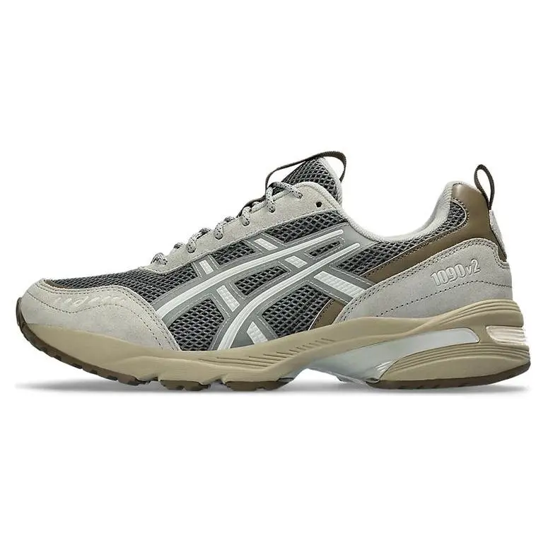 ASICS GEL 1090v2 Dark Pewter Retro Versatile Breathable Low Top Sneakers Unisex 1203A382-021