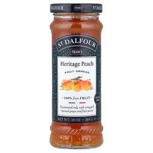 St. Dalfour Fruit Spread, Heritage Peach, 10 oz (284 g)