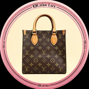 Pre-owned Louis Vuitton Monogram Sac Plat Tote Bag with Strap C19491170334