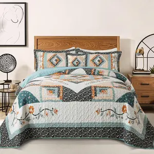 Cotton Queen Size Sets - Lightweight Bedspreads Queen Size - Lightweight Style Queen Bedding Sets for Bed Decorations for All, 3 Pieces