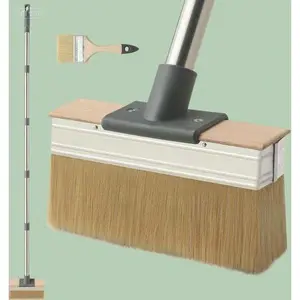 59IN Long Handle Stain Applicator, 7IN Wide Paint Brush for Wood Deck & Fence, Durable Outdoor Coating Tool, Ergonomic Grip for Stains & Sealers, Reusable Furniture & Patio Painting Brush wire stripper military tactical pen