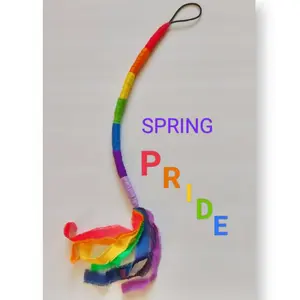 Spring Pride LGBTQ+ Dreadlock Wrap Extensions Pre-Looped Dreadlock and Hair Accessories Braids Bohemian Hippie Wood Fairy Gift Party Qty: 1
