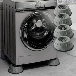 Washing Machine Foot Pad, 4 Counts/set Washing Machine Anti-vibration Pad, Universal Anti-slip Washing Machine Support Pad, Home Appliance Parts & Accessories, Laundry, Laundry Room