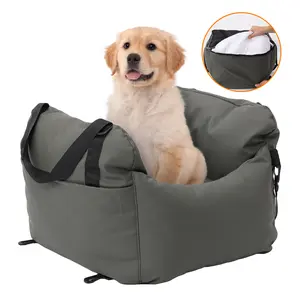 Dog Car Safety Bed with Dual - Use Inner Pad for Winter & Summer, Ensuring Travel Safety