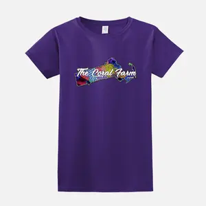 The Coral Farm Women's Soft T-Shirt - Purple