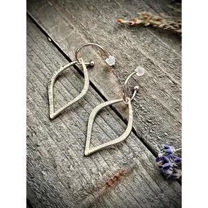 Gold Arabesque Hoops
