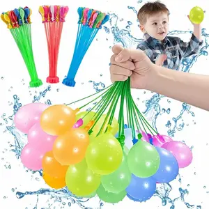 185 PCS Quick Fill Water Balloons, Self Sealing Splash Balloons for Summer Water Fights, Pool Parties, Backyard & Beach Fun