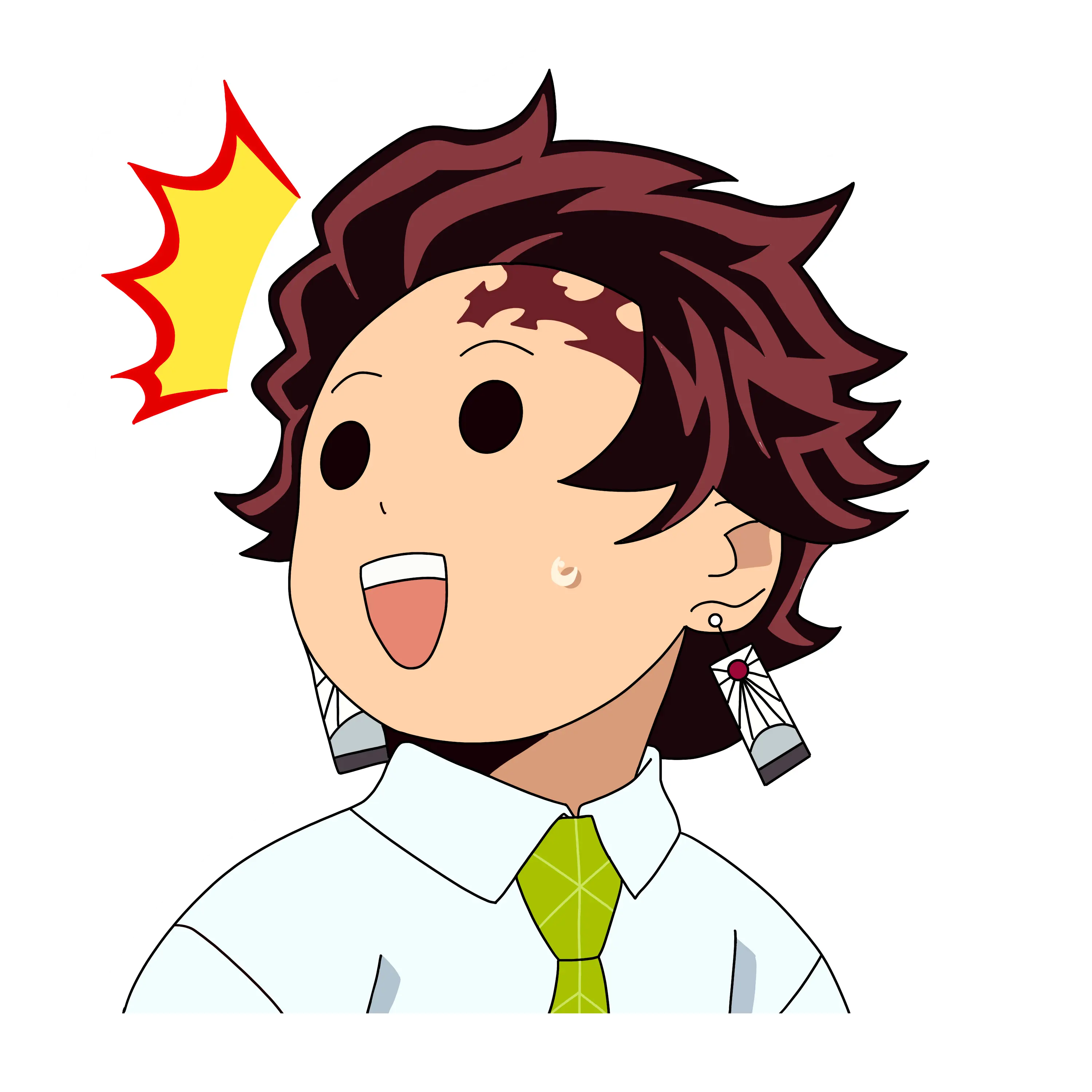 Tanjiro - Demon Slayer Decorative Sticker