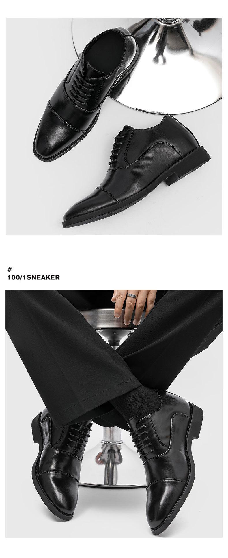 Spring 2026 New Youth Pointed-Toe Leather Shoes – British Classic Retro Workwear Style, Low Heel, Casual Everyday Leather Shoes