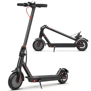 Electric Scooter, 19 MPH Max Speed, 21 Miles Range, 350W Powerful Motor, 15° Climb Up, 48V13AH Long-lasting Battery, Rear Drum Brake, 8.5'' Tires, App Control, Adjustable Speed, Foldable, Night Lighting, Perfect Gift