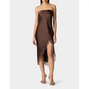 Betsey Johnson LACE AFFAIR DRESS BROWN