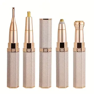 Full Body Epilator Shaver - 4-Head Grooming Facial Electric Shaver for Women Full Body Epilator Rechargeable Eyebrow Nose Bikini Hair Trimmer