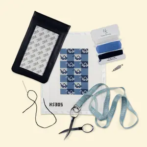 Spec-tacular Stitching Eyeglasses Case Needlepoint Kit - Happy Stitching All-in-One, Self-Finish Needlepoint Kit