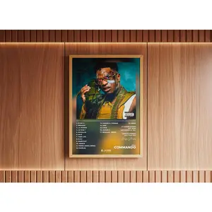 Commando Niska Costume Album music, Hiphop, Minimalist,  Gift for fan, Poster and Prints
