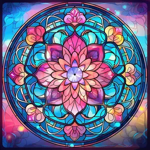 Lotus Pattern DIY Diamond Arts Colorful Painting Kit without Frame, DIY 5D Diamond Arts Colorful Painting for Bedroom Wall Decor, DIY Wall Art Decor