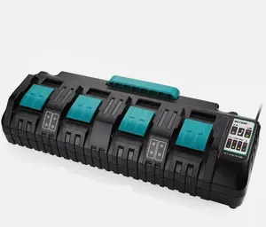 4-Port 18V Rapid Charger DC18SF For Makita 14.4V-18V Lithium Battery BL1830 1840