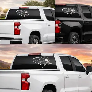 Personalized Heart Custom Names – Premium Oracal Vinyl Sticker – 8.5×8.5 in