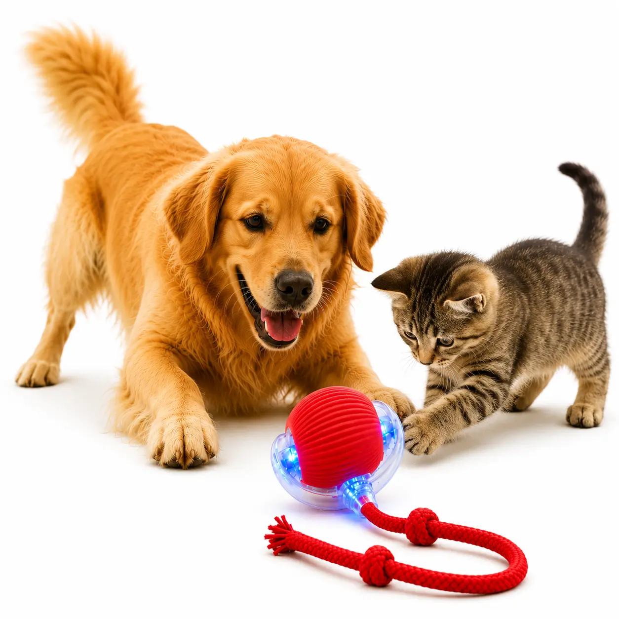 Interactive dog and Cat Toy, Ball Super Drive Dog Rolling Ball, cool dog stuff, cool cat stuff, Vibrating Interactive Dog Balls, cat stuff, Interactive Tug Toy with Squeaky Ball, Interactive Automatic Dog Ball, boredom relief