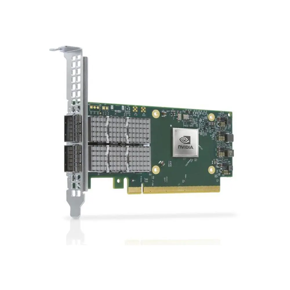 Nvidia MCX623106AS-CDAT ConnectX-6 Dx EN adapter card, 100GbE, Dual-port QSFP56, PCIe 4.0 x16, Secure Boot, No Crypto, Tall Bracket