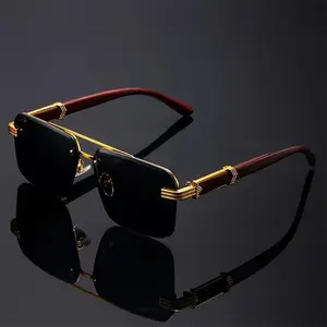 Men's luxury vintage fashion frameless glasses - high quality and stylish multi-color options - the perfect choice, a trendy pick