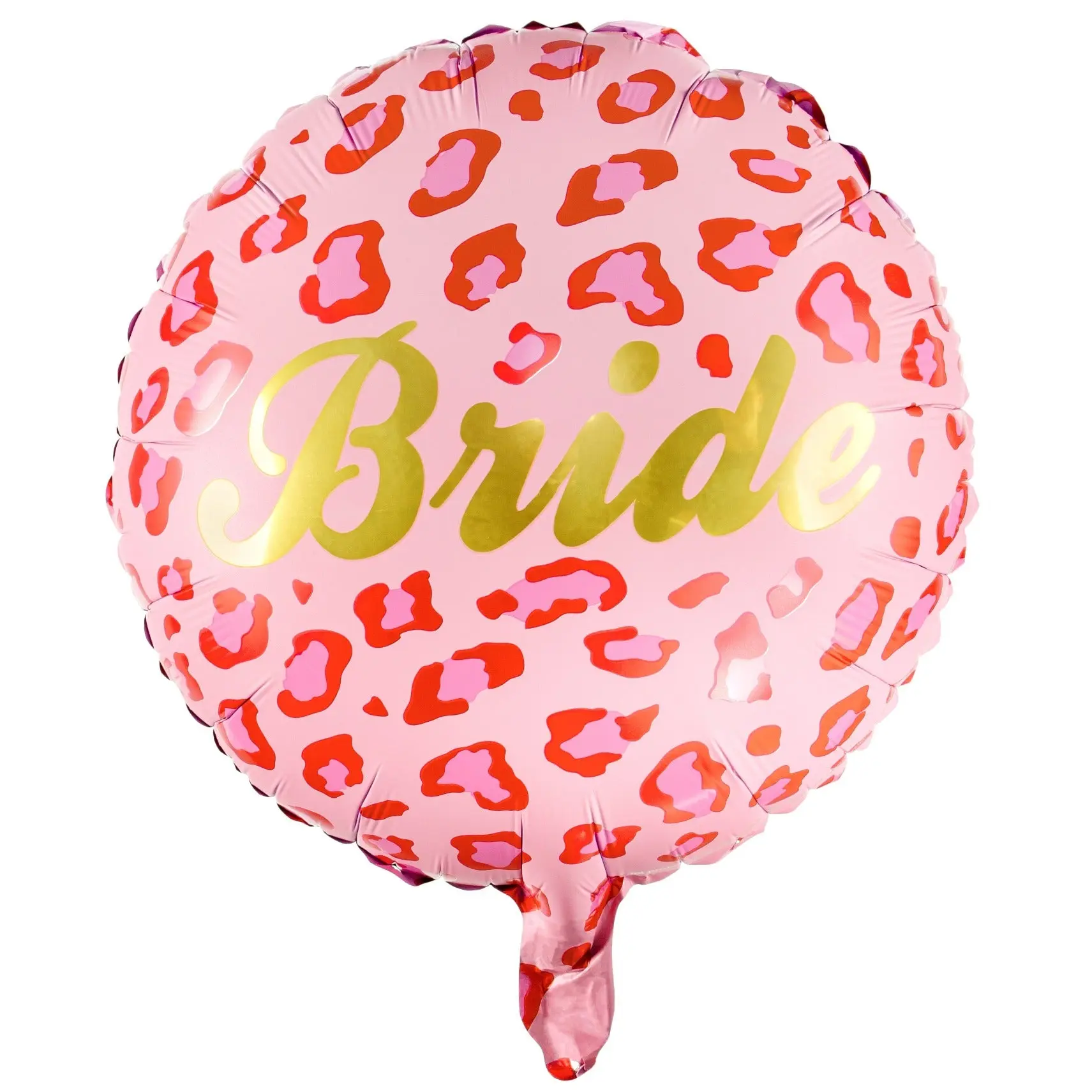 PINK LEOPARD PRINT BRIDE BALLOON