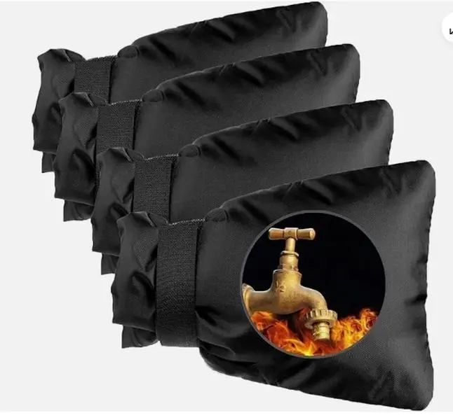 4-Pack Outdoor Faucet Covers, Waterproof Large Insulated Spigot Protectors for Home Exterior Plumbing