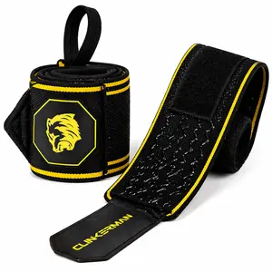 Wrist Wraps for Weightlifting & Gym Training – Anti-Slip, Adjustable, Durable Polyester & Silicone Support for Strength, CrossFit, and Powerlifting
