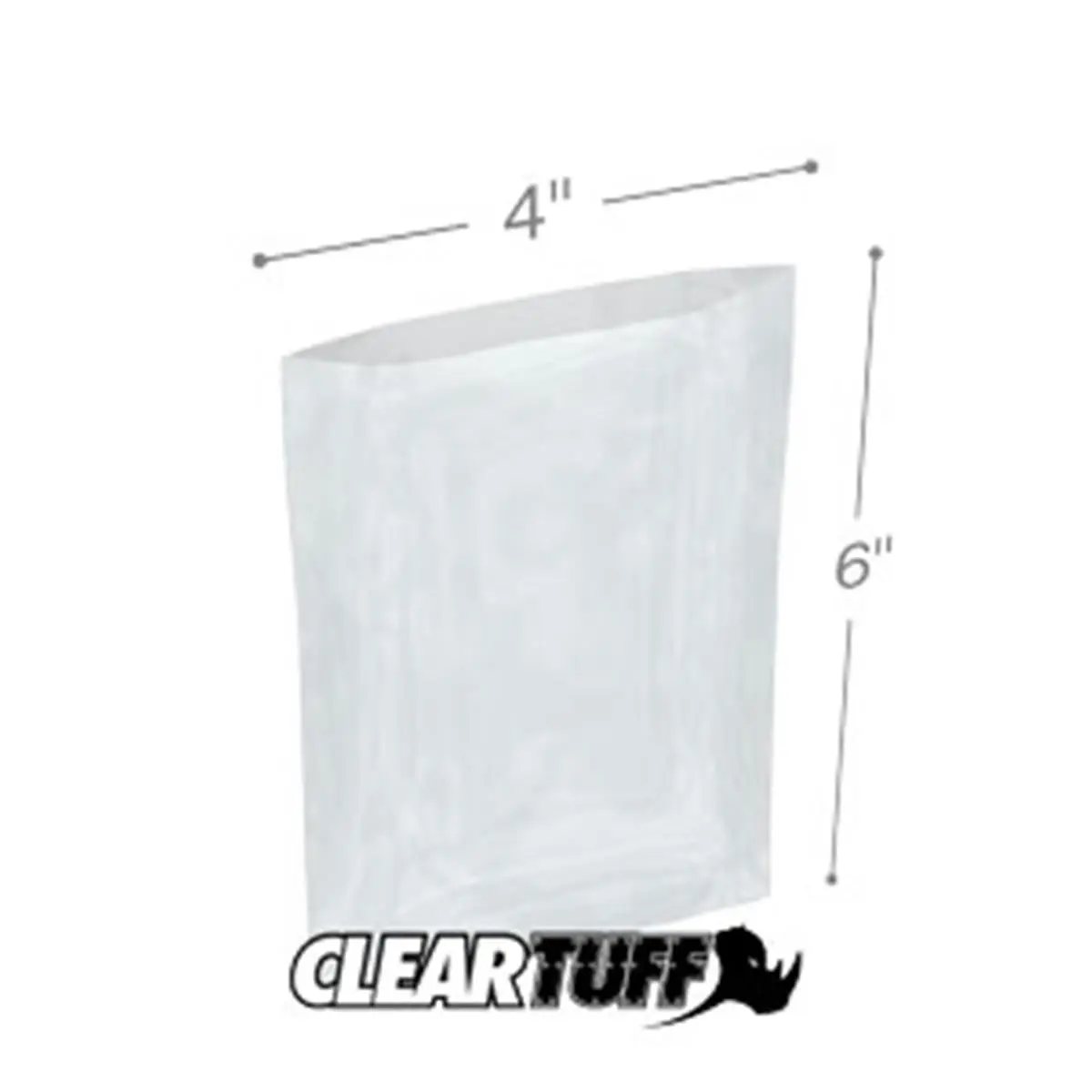 212 MAIN Flat Top LDPE Recyclable Plastic Wrapping Poly Bags (PB1060) - 4x6 in, 0.004 Gauge, 1000 Pieces, Heat Sealing, Heavy Weight Protection, Lightweight, Organizational Support, Simple Storage, Included Tape for Home Supplies, Office Supplies