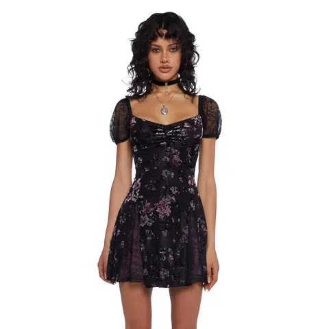 Defiant Love Mini Dress - Purple