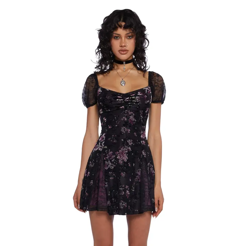 Defiant Love Mini Dress - Purple