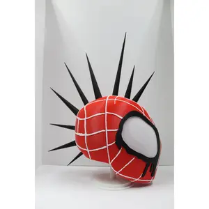 Spider Punk Inspired Helmet 🕷️🎸