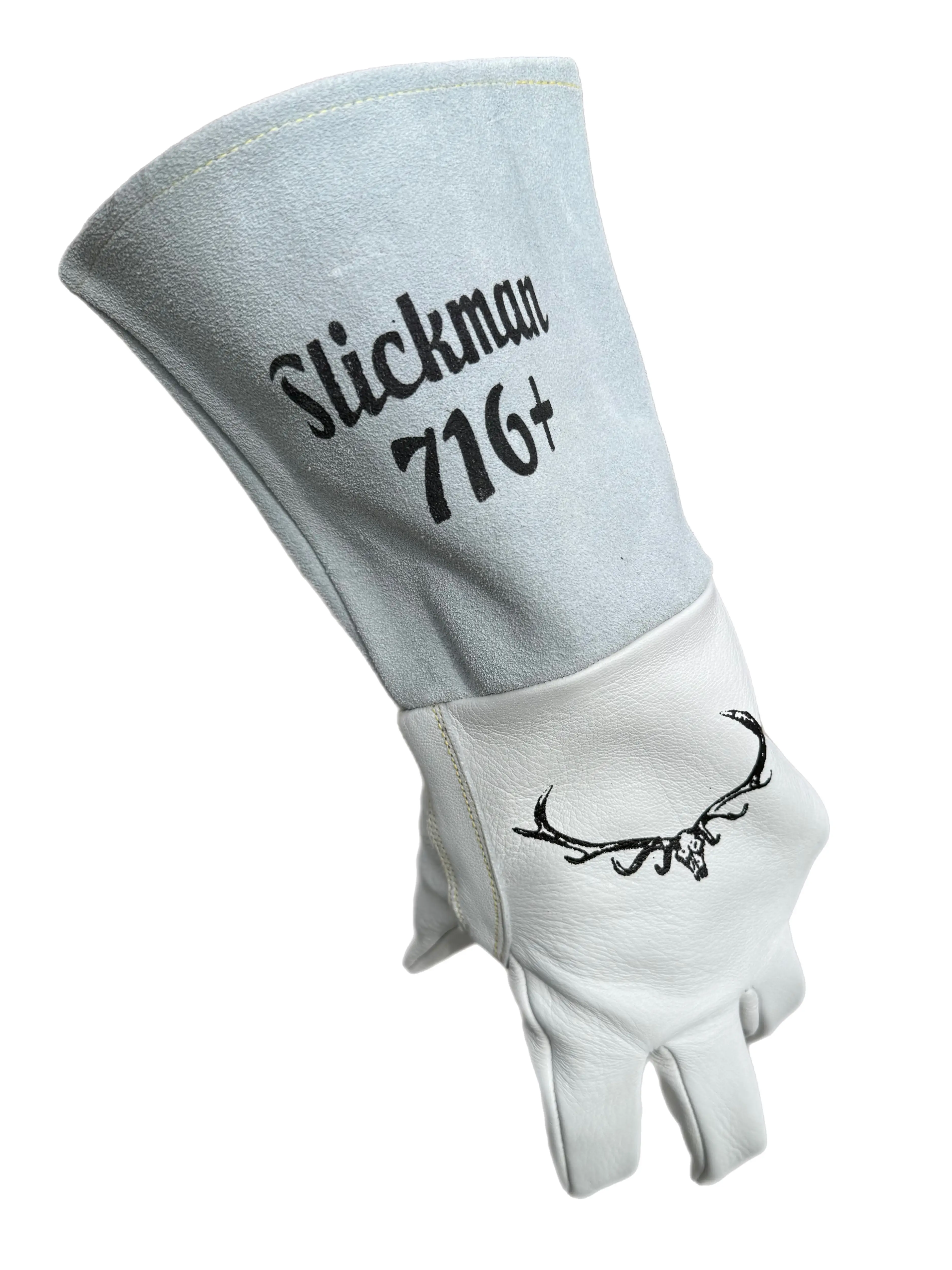 Slickman 716 Plus Elk Leather Tig Welding Glove - Premium Breathable & UV Protective for Adults - Comfortable & Durable Welding Gear