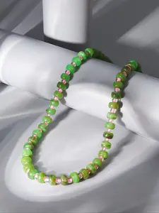 Colorful Beaded Necklace, Boho Style Jewelry, Dainty Boho Necklace, Fashionable Jewelry for Women & Girls, Trendy All-match & Exquisite Jewelry for Birthday Gift, Summer Style Jewelry