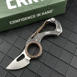 Portable Keychain Knife, 8cr13mov Blade, 420 Steel Handle, Foldable Pocket Knife, Outdoor Camping Fishing Utility Tool, Outdoor Camping Knives