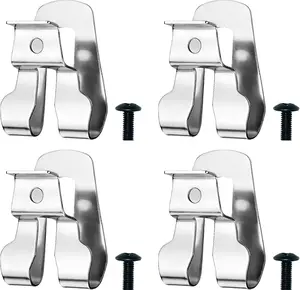 4PCS Belt Clip for Ryobi – 304 Stainless Steel Tool Belt Hooks with Screws for 18V Tools