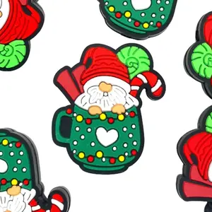 1pc Fueled By Beer & Christmas Silicone Focal Beads - Santa Gnome Christmas Beading Gift Ideas DIY Supplies