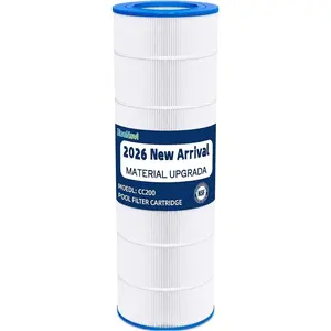 CC200 Pool Filter Cartridges Compatible with Pentair Clean & Clear 200, Replacement for Pentair R173217, Pleatco PAP200, Unicel C-9419, 200 sq.ft