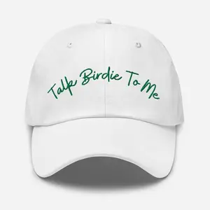 Talk Birdie to Me Embroidered Hat - Funny Golf Hat, Golf Lover Gift, Women's Golf Cap, Golf Tournament Hat, Golf Apparel, Golf Accessories