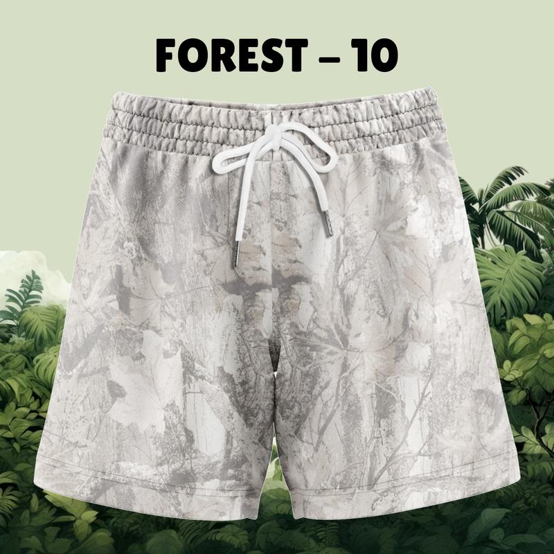 Pack 3 Camo Shorts With 5 Inch Inseam – Realistic Camouflage, Breathable, Athletic-Inspired Design – Ideal for Gym, Daily Wear, Outdoor Activities – Perfect Gift for Dad, Beloved Son, and Sports-Loving Friends