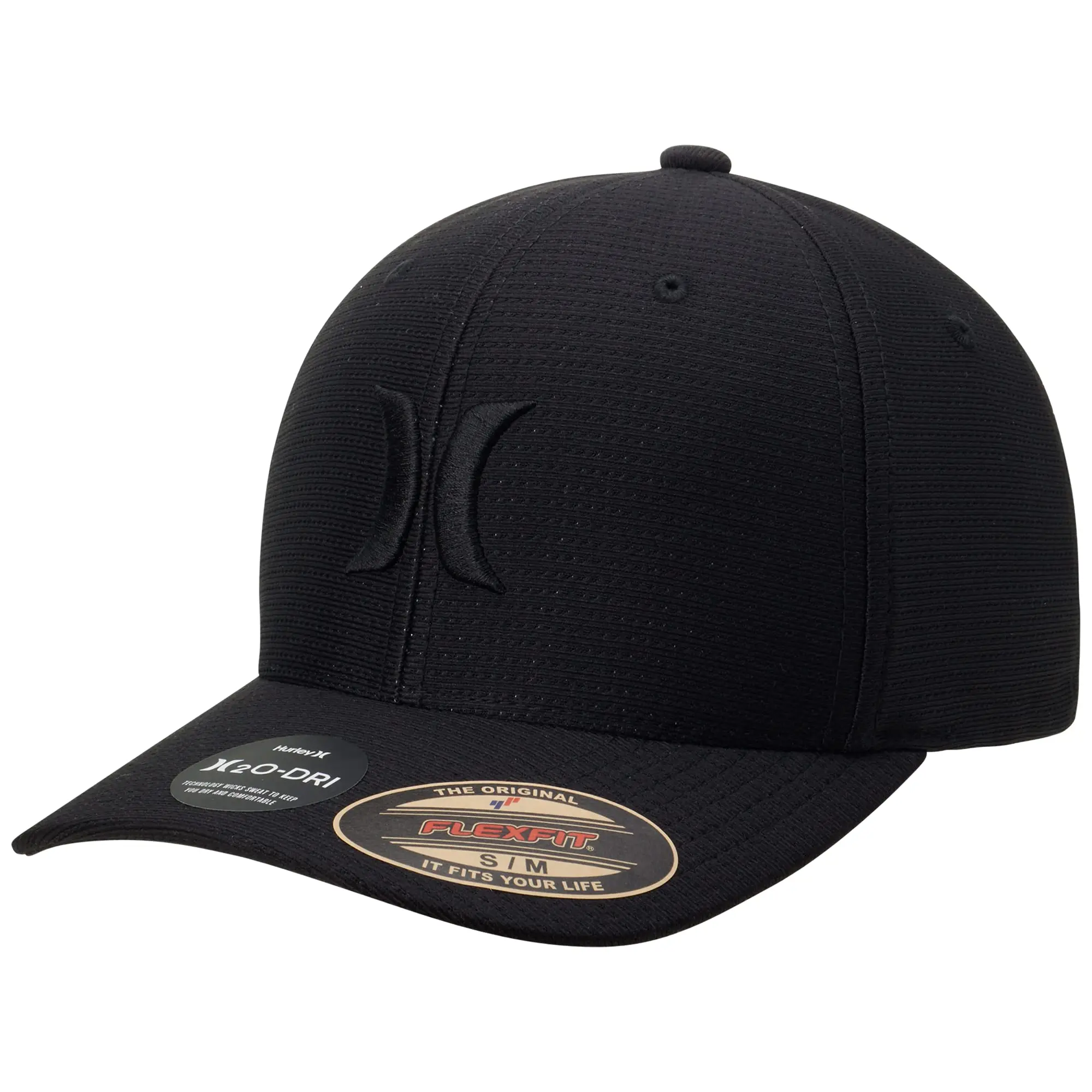 Hurley Men's Baseball Cap – Lightweight Curved Bill H2O Dri Fitted Caps for Men