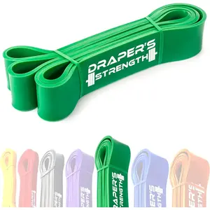 Draper's Strength Heavy Duty Resistance Stretch Loop Bands for Powerlifting Workout Exercise and Assisted Pull Ups