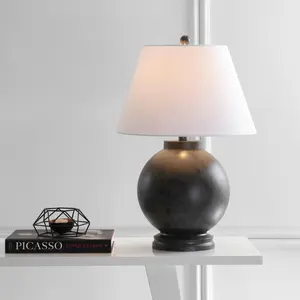 JONATHAN Y Sophie Resin LED Table Lamp , for bedroom, living room, foyer, hallways, dining room, dorms