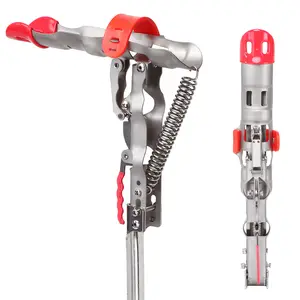 Foldable Automatic Spring Fishing Rod Holder for GroundBank Fishing Pole Holders for Ground 4 Level AdjustableSensitivity Stainless Steel Hook Setter Great Gift for DadHusband or Boyfriend Automatic Stainless Steel Fishing Rod Holder