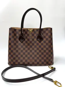 Pre-owned Louis Vuitton canvas Crossbody Bags V Tote MM Damier Ebene
